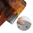 thumbnail image 5 of Honeii Cool Fire Lion Pattern Bathroom Anti-Skid Pad Bathroom Mat Vintage Seamless Pattern Not-Slip Toilet Rug Set, 5 of 6
