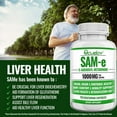 thumbnail image 3 of SAM-e 1000MG Per Serving - Supports Liver Health Joint Comfort Mood Balance - 120 Capsules, 3 of 9
