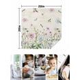 thumbnail image 5 of Cloth Napkins 1 Piece - 20x20 Inches, Vintage Flower Washable Reusable Table Napkins, Botanical Wildflower Plant Country Daisy Soft & Absortbent Dining Napkin for Party Wedding Hotel Restaurant, 5 of 8