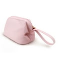 thumbnail image 1 of Bolsa de maquillaje de cuero de PU, pequeña bolsa de maquillaje, bolsa de cosméticos de viaje, bolsa de maquillaje portátil para mujeres y niñas, 1 of 5