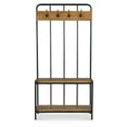 thumbnail image 4 of Steve Silver Camino Farmhouse 71" Hall Tree, Brown, 4 of 5