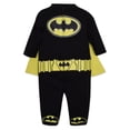 thumbnail image 2 of Warner Bros. Batman & Superman Baby Boys' Costume Coveralls with Cape, 2 of 4