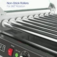 thumbnail image 5 of VIVO Electric 24 Hot Dog & Nine (9) Roller Grill Cooker Machine with Cover, 5 of 8
