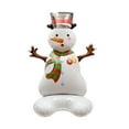 thumbnail image 4 of Destyer Beautiful Balloon Christmas Decorations Party Essentials Christmas Gifts multicolor Stretching Snowman 5Set, 4 of 6