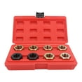 thumbnail image 2 of Hand Tool Set, Easy Access Screw Repair Kit with a Storage Case  Replacement for Car To Perform Better for Both Cleaning and Rethreading Jobs, 2 of 8