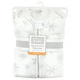thumbnail image 2 of Hudson Baby Infant Girl Plush Sleeping Bag, Sack, Blanket, Long-Sleeve Snowflakes, 6-12 Months, 2 of 2