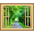 thumbnail image 3 of VWAQ 3D Forest Wall Decals Scenic Window Frame Mural Peel and Stick Vinyl Stickers - NW50 (24"H X 30"W), 3 of 3