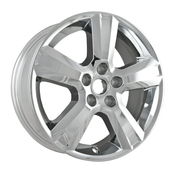 New Aftermarket Cladded Chrome Aluminum Wheel; Cladded 17 x 7 9597750 fits 2010-2012 Chevrolet Malibu