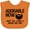 Orange, variant on Inktastic Adorable Now...wait Till I Have a Beard Like Dad Boys Baby Bib