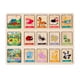 thumbnail image 2 of Juguetes de piscina, juguetes para bebés, juguetes para niños pequeños, rompecabezas de madera para educación temprana, tablero de emparejamiento, rompecabezas de frutas, juguete de madera, rompecabez, 2 of 7