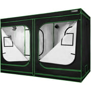 VIVOSUN 96"x48"x80" Mylar Hydroponic Grow Tent with Observation Window and Floor Tray