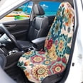 thumbnail image 2 of Garronmavis Car Seat Towel Cover 1 PC Waterproof Stain Resistant Washable Universal Fit Front Seat Protector Applicable for Cars SUVs Trucks Sedans Vans Auto Interior Accessory, 2 of 8