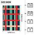 thumbnail image 2 of FORMRS 1-Subject Spiral Notebook 8" x 5" College Ruled 60 Refillable Sheet A5 Hard Cover, Green Plaid, 2 of 7
