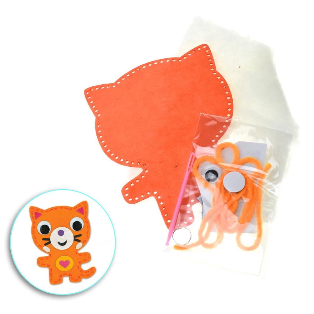 Kitty Cat Felt Friend Crafting Kit, 51/2Inch