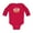 Red, variant on Rabbit Skins Fun Love Yourself Infant Long Sleeve Bodysuit