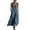 02-Blue, variant on Ecqkame Summer Dresses for Women V Neck Sleeveless Print Casual Long Dress Flowy Lightweight Vacation Boho Dresses with Pockets White XL