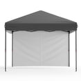 thumbnail image 6 of Pop Up Canopy Tent 10x10 FT – Heavy Duty Outdoor Canopy with Removable Sidewall, One Push Setup, Waterproof UPF 50+ UV Protection, 3 Adjustable Heights, Roller Carry Bag & Weight Bags, 6 of 8