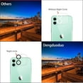 thumbnail image 4 of 3 Pack Camera Lens Protector for iPhone 12 mini, 9H Hardness Tempered Glass, Ultra HD, Anti-Scratch, Case Friendly [Does not Affect Night Shots], 4 of 7