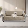 thumbnail image 1 of Waterproof & Scratch-Resistant Pet Sofa Cover – Protect Your Sofa from Pets’ Claws and Stains! (Khaki,Chair), 1 of 12