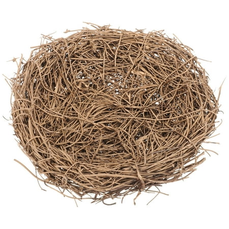 LOLIPPYY Decorative Artificial Bird Nest in Rattan Material for Garden Photo Props and Home Use LOLIPPYY Decorative Artificial Bird Nest in Rattan Material for Garden Photo Props and Home Use