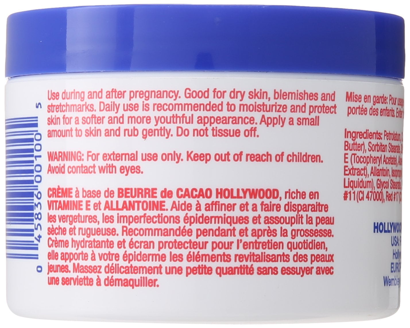 Hollywood Beauty Cocoa Butter Cream