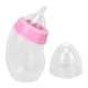 thumbnail image 5 of Biberón de alimentación para mascotas de 180 ml, biberón con tetina para alimentación de mascotas con cabeza torcida para bebés, gatos, perros, rosa, 5 of 9