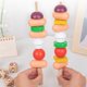 thumbnail image 1 of XWSHYW Juguetes para Niños Pequeños Juego de 2 Piezas de Cocina de Madera, Juego de Brochetas de Barbacoa de Simulación, Rompecabezas para Niños, Juguete Que Combina con Cuentas, Juguetes Interactivo, 1 of 6