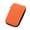 Orange, variant on Mini Rectangle Earbuds Case 2 Pack - Portable Hard‑shell Electronic Zipper Case - Carrying Storage Pouch for Earphone, Ear Bud, Adapter, Cable, Charger, Digital Accessories Black