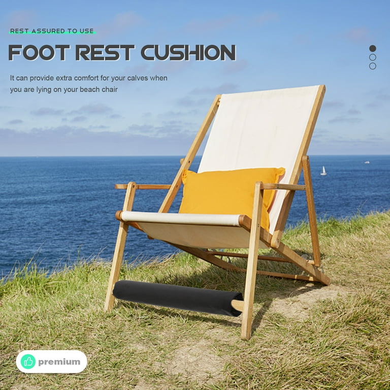 Folding Chair Leg Pads Chaise Lounge Beach Chair Chair Cushion for Foot Rest Recliner Foot Rest Padding