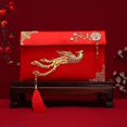 thumbnail image 2 of Sobre rojo satinado de diez mil yuanes, bolsa de sobre rojo, bolsa de tela de sobre rojo grande creativa personalizada para bodas, 2 of 6