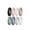 Pack P: Black, Peach Whip, Whisper White, Gray Morn, Green Bay, Blue Granite, Ice Gray, White, variant on ThunderFit Silicone Rings for Women, Rubber Engagement Wedding Bands Vine Design 5.5mm Wide 2mm Thick - Variety Multipack 4-10
