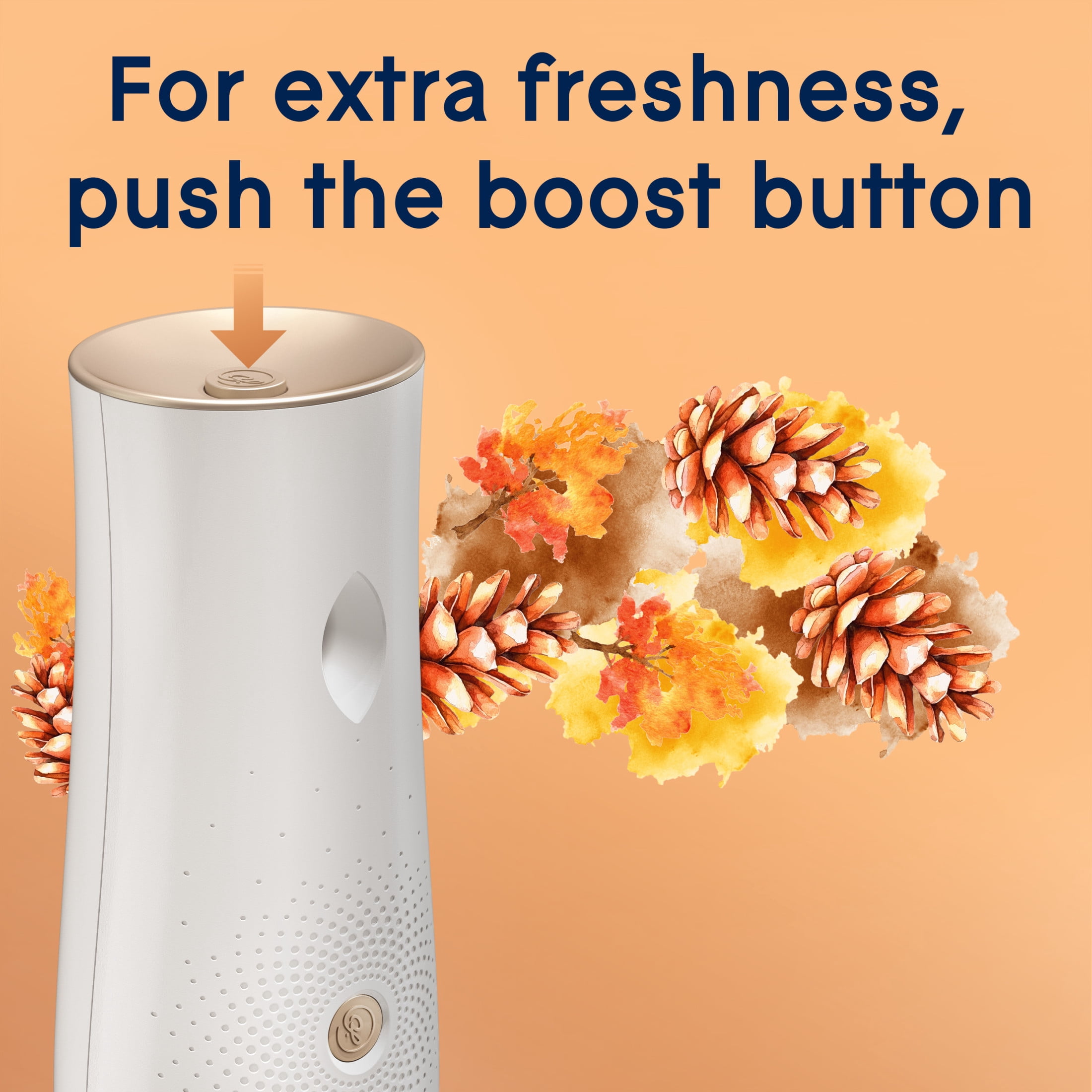 (4 pack) Glade Automatic Spray Air Freshener Starter Kit, Mothers Day Gifts, 1 Holder + 1 Refill, Cashmere Woods, Infused with Essential Oils, 6.2 oz