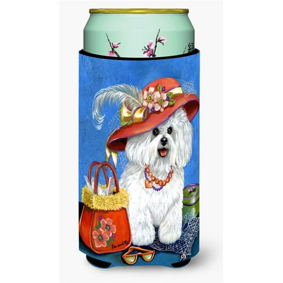 Carolines Treasures Bichon Frise Mademoiselle Tall Boy Hugger Tall Boy multicolor