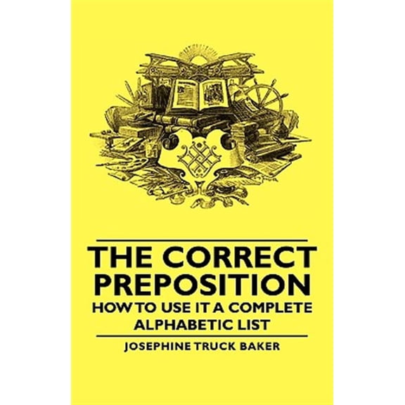 Pre-Owned Correct Preposition : How to Use It a Complete Alphabetic List