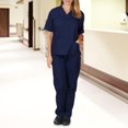 thumbnail image 4 of Trabajador de Enfermería Yinane Unisex marino S Pantalones de lactancia, 4 of 7