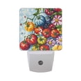 thumbnail image 6 of Yayeee LED Plug in Night Light for The Home with Auto Dusk to Dawn Light Sensors, 2 Pack, Blue Floral Tomatoes, 6 of 6