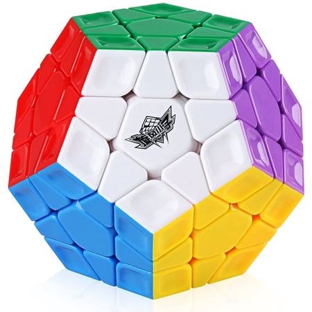 D-FantiX Cyclone Boys 3x3 Megaminx Stickerless Speed Cube Pentagonal Dodecahedron Cube Puzzle Toy