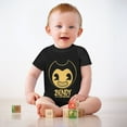 thumbnail image 3 of Bendy And The Ink Machine Baby Boy Girl Short Sleeve Romper Clothing Set Print Cartoon Baby Summer One Piece Jumpsuit, 3 of 8