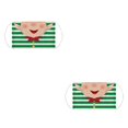 thumbnail image 3 of Transemion Christmas Themed Dust Mask Breathable Polyester Printing Face Mask with Elastic Ear Rope Type 4 Pattern 2 2Set, 3 of 6