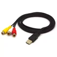 thumbnail image 4 of Usb Male To 3 Rca Av Audio Video 5Ft Cable Adapter For Tv Hdtv Dvd 1080P Us, 4 of 5