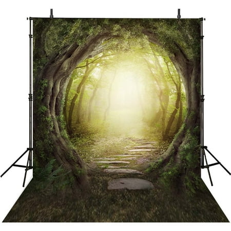 Image of GreenDecor Backdrops For Photography 5x7ft Girls Photo Background Forest Backdrops Photographic Backdrops