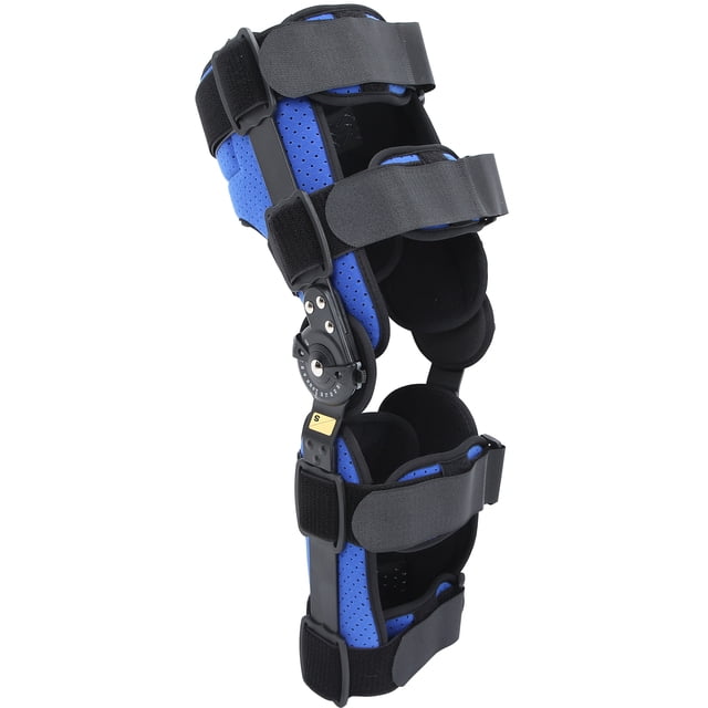 Adjustable Knee Brace, Multiple Fixation Knee Joint Meniscus Support Leg Brace With Anti-skid Strip For Deformity Correction For Leg Injury S,M,L