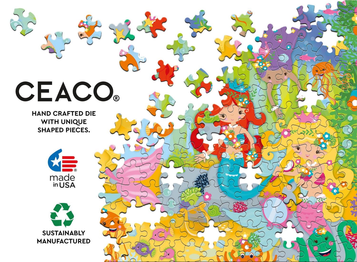 MERMAIDS - MERMAID PARTY - 100 PIECE PUZZLE