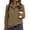 A1_Brown, variant on Button Stand Collar Pullover Sweatshirt for Women Jacket Sweatshirts Buttons V Neck Long Sleeve Henley Pullover Sweatshirt Long Sleeve Sweatshirts Trendy Sweatshirts Gym Sweatshirt White 3Xl
