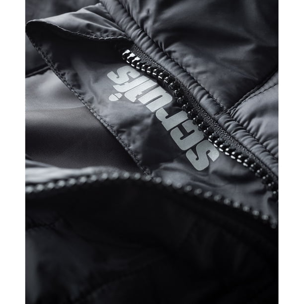 Chaqueta Forro Polar Scruffs Para Hombre - Ligera, Resistente Al Agua, Con Capucha Ajustable Y Bolsillos