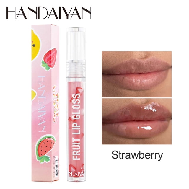 Dvkptbk the Lipstick Plumping Lip Oil Fruit Extract Tinted Lip Balm Gloss Color Changing Moisturizing Lip PH Nonsticky Longlasting Nourishing Repairing Lipstick 3ml