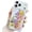 Rose, variant on for iPhone 17 Pro Floral Case with Pressed Real Flowers, Cute Glitter Clear Dried Pressed Flowers Design Women Girly Soft TPU Transparent Aesthetic Phone Case for iPhone 17 Pro, Pink