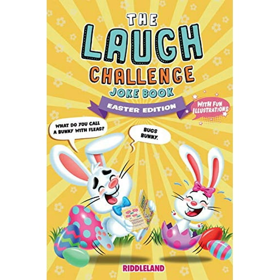 Pre-Owned The Laugh Challenge: Joke Book for Kids and Family: Easter Edition: : A Fun and Interactive Joke Book for Boys and Girls: Ages 6, 7, 8, 9, 10, 11, and 12 Years Old Paperback