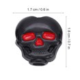thumbnail image 1 of 6pcs Skull Shape Tuning Peg Button  for Folk Electric Guitar - Exquisite, Plated, Decorative with Adapter Rings and Screws for Guitar Installation, 1 of 8