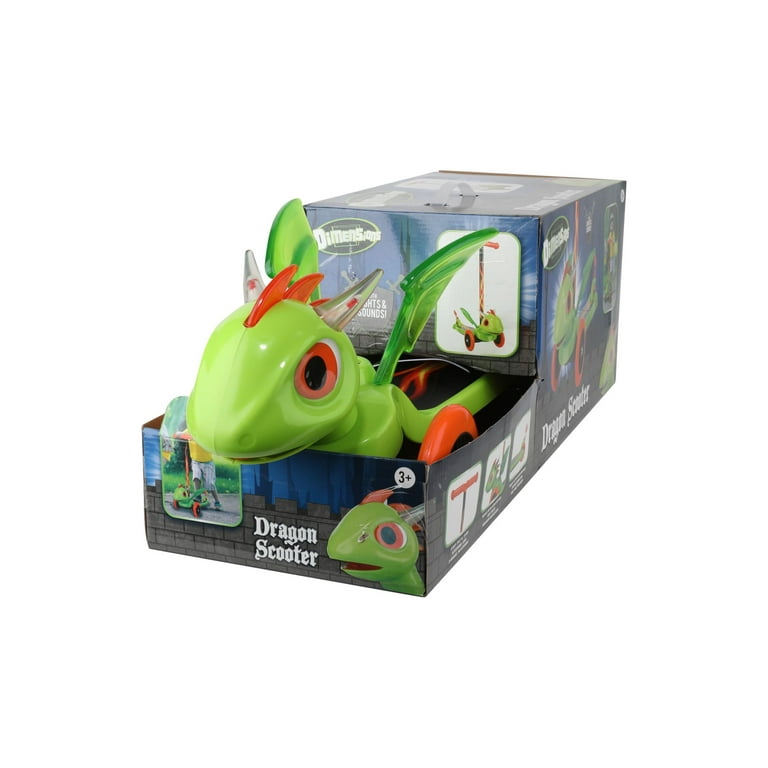 Dimensions Fire Breathing Dragon Scooter - Green - Walmart.com